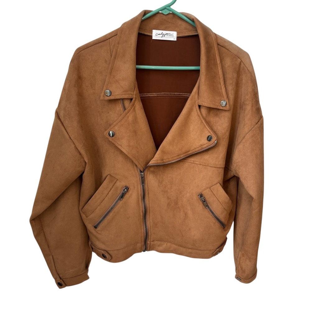 Carly Jean Faux Suede Jacket Women’s Size Medium